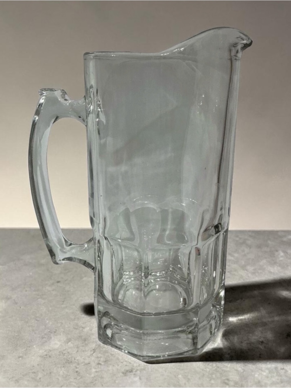 Vintage Libbey Clear RLBIX01 Gibraltar Liter Pitcher, 33.8 fl oz One Liter Beer